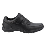 Zapato Escolar Junior  De Vestir Kafe 7105 Color Negro