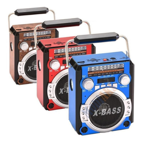 Radio Portatil Mini Retro Audiolab Vintage Usb Sd Mp3