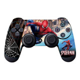 Par Skins Controle Playstation 4 Ps4 Fat Slim Pro Spider Man