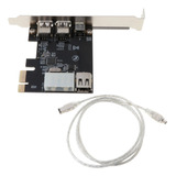 Tarjeta Firewire Pci E 1x 1394 De 3 Puertos Tarjeta De Captu