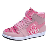 Tenis Rosa Girls Generation Snsd K-pop Merch Bota Hi Top