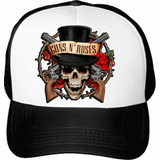 Gorra Guns And Roses Negra Trucker