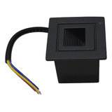 Arbotante Led Para Pared Empotrable 3w Elige El Color Color Carcasa Negra Luz Calida 3500k