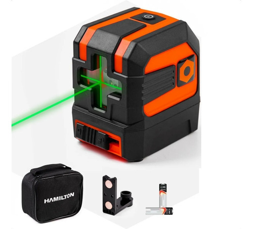 Nivel Laser Verde Hamilton Hnl100 Autonivelante 30mts Bolso