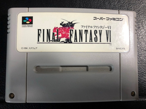 Juego Nintendo Super Famicom Final Fantasy 6