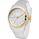 Relógio Mormaii Feminino Mauii Branco Dourado Mopc21jag/8b