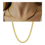 Joyeria Nice Acero Inoxidable Chapado Oro Hueso Serpient