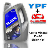 Aceite Elaion F10 15w40 Mineral 4 Litros Diesel Nafta Gnc