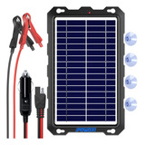 Cargador Solar Para Bateria De Automovil 7.5w 12v