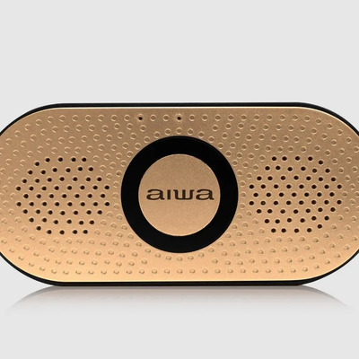 Bocina Aiwa Rebel Aw11 Bluetooth Ranura Sd + Full Color Dorado | Meses sin interés