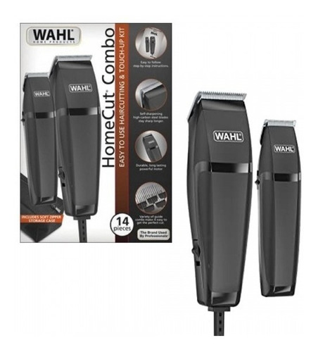 Kit Maquina Patillera Mas Peluquera Wahl Home Cut 