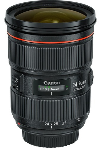 Lente Canon Ef 24-70mm F/2.8l Ii Usm + Nf-e *