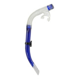 Snorkel Buceo Dry Válvula Protección Azul Diámetro 26mm Gim