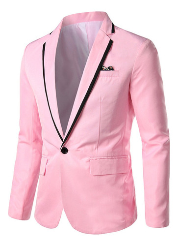 Suits Men Elegant Casual Solid Blazer Business Home 1