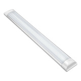 2 Luminária Slim Tubular Led Sobrepor Bivolt 120cm 6000k 40w