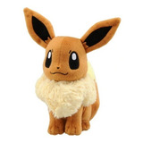 Muñeco De Peluche Eevee Pokémon Con Etiqueta Pokémon Center, Color Marrón