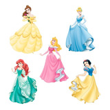 Figuras Coroplast Princesas Fiestas Infantil Decoración