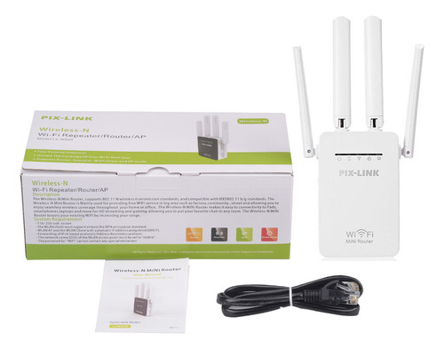 Mini Router Pix Link 4 Antenas 