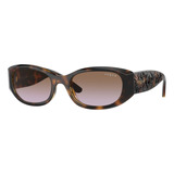 Lentes De Sol Dark Havana Vogue Eyewear Vo5525sw65668 Color Marrón