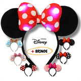 Orelha Minnie Brilhante Arquinho Arco Tiara Fantasia Disney