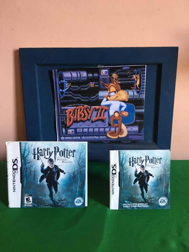 Nintendo Ds Harry Potter Manual + Capa Original