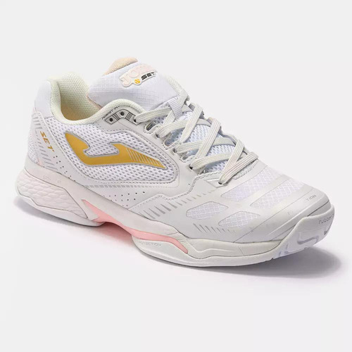 Zapatilla Joma T.set Lady 2202 Blanco Dorado