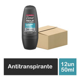 Pack Dove Men Care Desodorante Roll On 12un X 50ml
