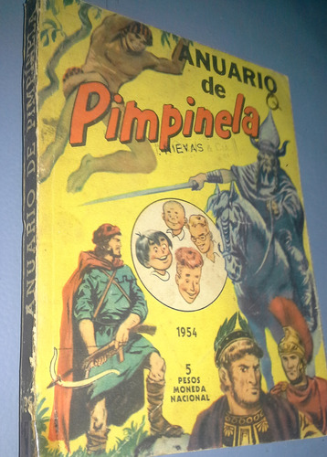 Anuario Pimpinela Antiguo Comic Historieta 1954 Atila Sabu