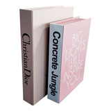 Book Box Caixa Livro Porta Objeto Decorativa Dior Concrete
