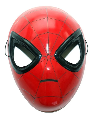 Mascara Careta Spiderman Plastico Rigido Duro Cotillon