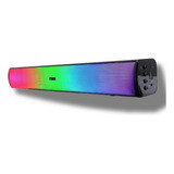 Caixa Soundbar Bluetooth Gamer Rgb Potente Pc Notebook Tv 