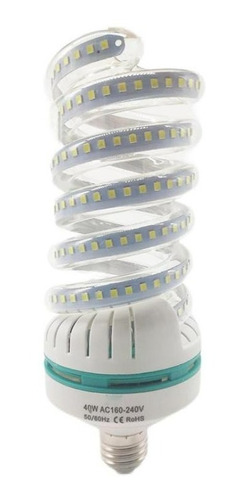 Bombilla/ampolleta Led En Espiral 40w Ahorro De Energía