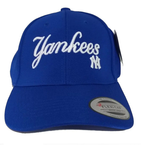 Gorra Flex Cerrada De Yankees Ny Logo Bordado