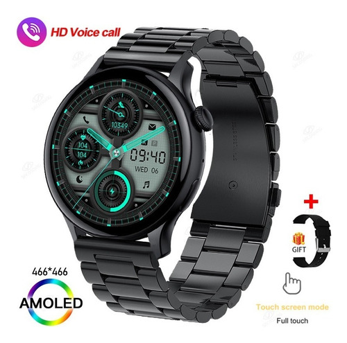 Amoled Reloj Inteligente Para Mujer Smartwatch Bluetooth Cal