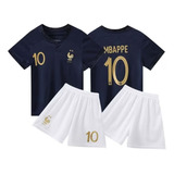 Uniforme Niño Francia Mbappe O Personalizado 