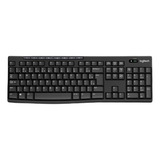 Teclado Sem Fio K270 Teclas Silenciosas Preto Logitech