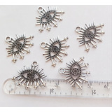 10 Dijes Ojito Ojo Turco 2,3 Cm X 2 Cm