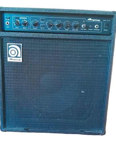 Amplificador Ampeg Bassamp Series Ba-112 Bajo 75w Negro 220v