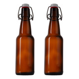 Botellas De Vidrio Para Cerveza, Botella Sellada Con Tapa De