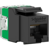 Schneider Actassi Flex Jack Cat 5e Keystone Rj45 Negro