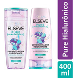 Kit Elseve Pure Hialurônico Loréal Paris Sh + Cond 400ml
