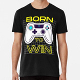 Remera Video Juegos , Es Hora De Ganar Algodon Premium