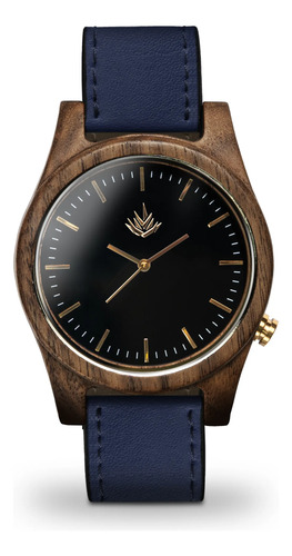 Agavus | Reloj De Madera Personalizado - Agavia Nogal Negro | Meses sin interés
