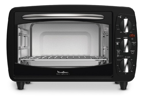 Horno Freidora De Aire 20 Litros 5 En 1 Color Negro