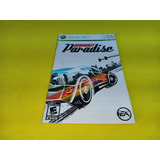 Manual Original Burnout Paradise Xbox 360 