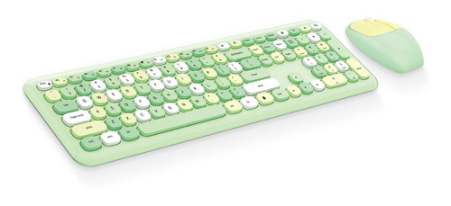 Teclado Inalámbrico Para Niña Combo 666 Mouse Mofii Con Set