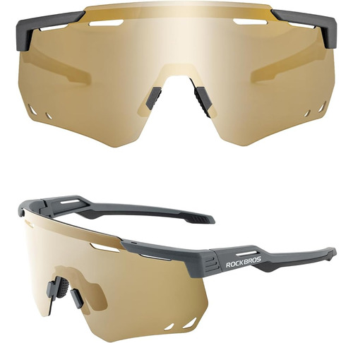 Rockbros Gafas De Ciclismo Polarizadas, Gafas De Sol Deporti