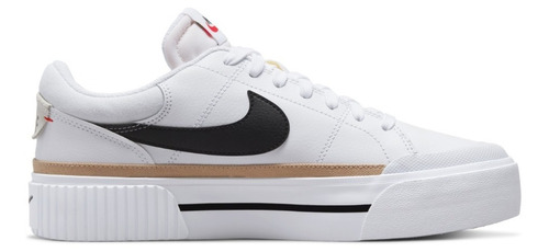 Zapatilla Nike Court Legacy Lift Mujer Blanco