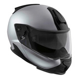 Casco Para Moto Rebatible Bmw System 7 Carbon  Silver Talla 55 