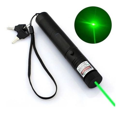 Super Caneta Laser Pointer 7500mw 35km Verde Kit Completo